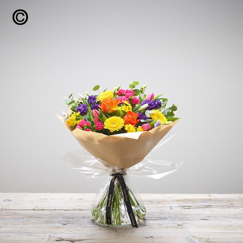 Bright Florist Choice Hand Tied