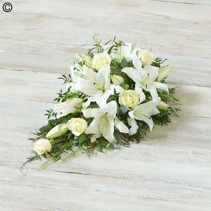 White Rose & Lily Spray