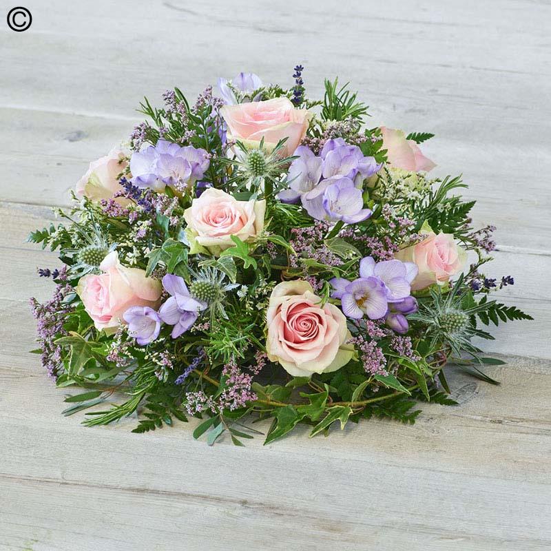 Pink Rose and Lilac Freesia Posy