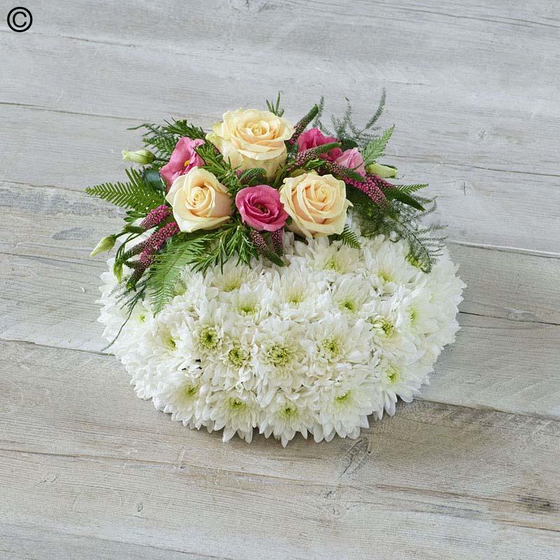 Traditional Massed Posy - Pink and White