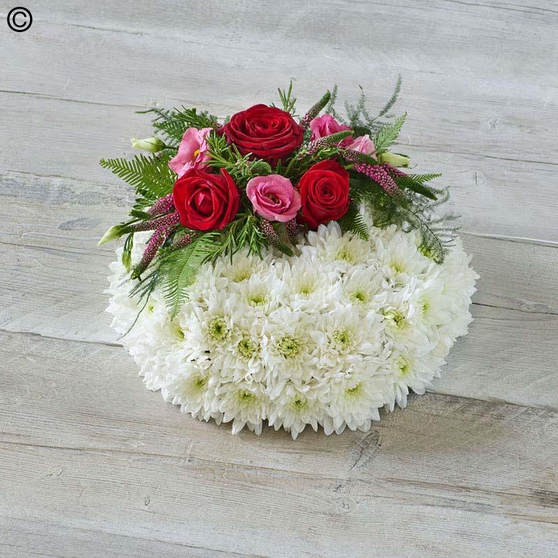 Traditional Massed Posy - Red and Pink