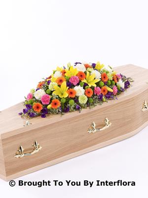 Vibrant Casket Spray